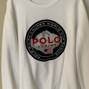 Polo Ralph Lauren men’s white crewneck sweatshirt XL